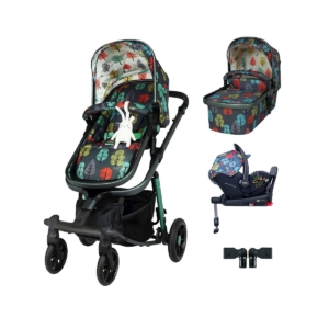 Cosatto Giggle Quad I-Size Travel System Bundle-Harewood
