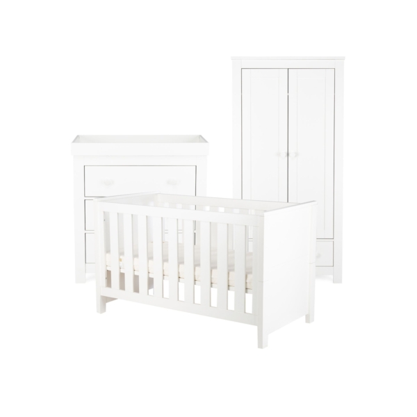 Cuddle Co Alyesbury 3 Piece Furniture Set-White