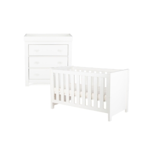 Cuddle Co Aylesbury 2 Piece Furniture Set-White