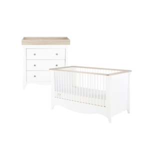 Cuddle Co Clara 2 Piece Furniture Set-Driftwood Ash