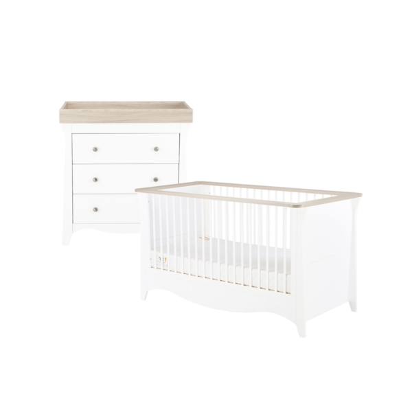 Cuddle Co Clara 2 Piece Furniture Set-Driftwood Ash