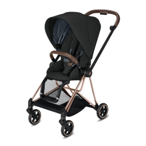Cybex Mios Rose Gold Chassis Pushchair Deep Black/Brown (2020)