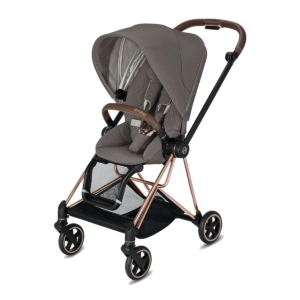 Cybex Mios Rose Gold Chassis Pushchair-Soho Grey/Brown (2020)
