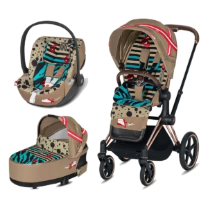 Cybex Priam Karolina Kurkova Edition Rose Gold Chassis Cloud Z 3