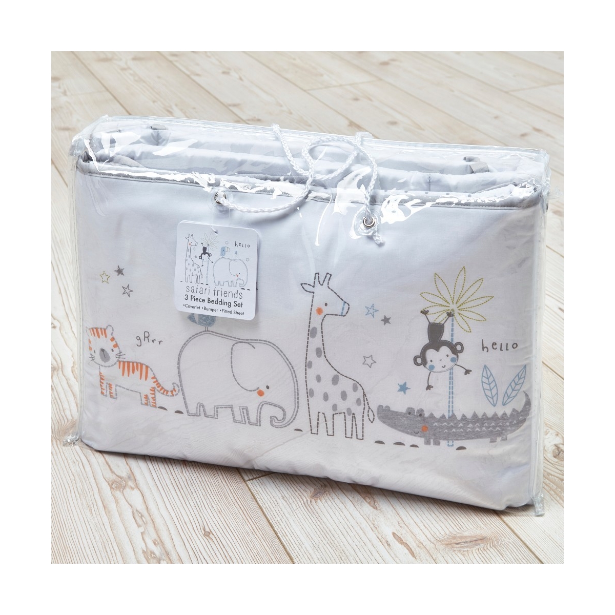 East Coast 3pc Safari Friends Bedding Set