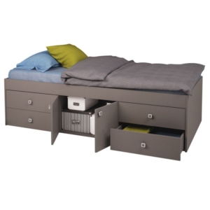 Kidsaw Captain's Single Cabin Bed-Grey