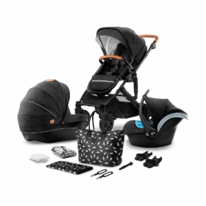 Kinderkraft Prime 3in1 Travel System-Black (2020)