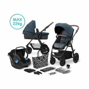 Kinderkraft XMoov 3in1 Travel System-Denim (2020)