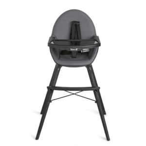 Koo-di Duo Wooden High Chair-Charcoal