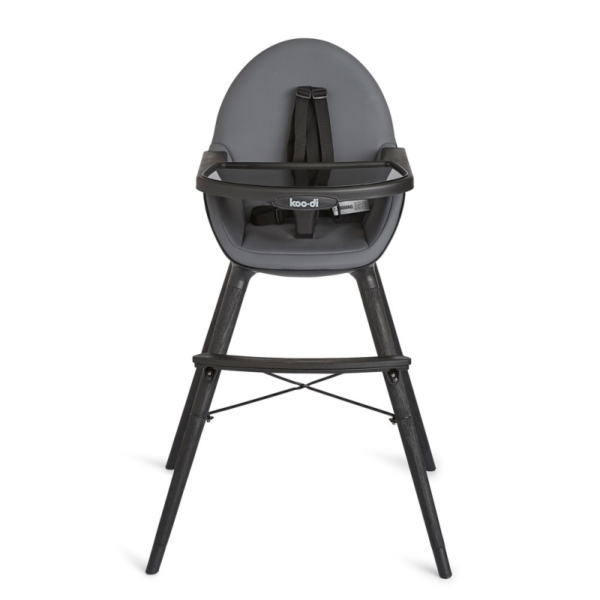 Koo-di Duo Wooden High Chair-Charcoal