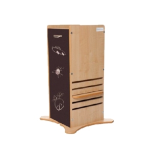 Little Helper Funpod Toddler Kitchen Safety Stand-Chalky