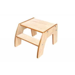 Little Helper FunStep Toddler & Child Safety Step Stool-Maple