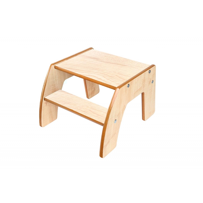 Little Helper FunStep Toddler & Child Safety Step Stool-Maple