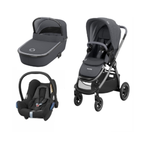Maxi Cosi Adorra 3in1 Cabriofix Travel System-Essential Graphite
