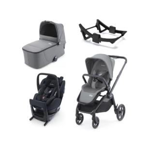 Recaro Celona Stroller 5 Piece Bundle-Grey/Silent Grey