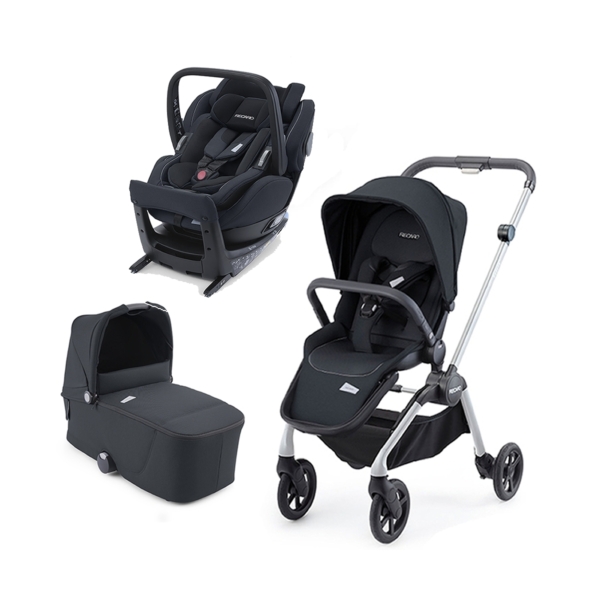 Recaro Sadena Black Frame 3in1 Travel System-Mat Black Inc Salia