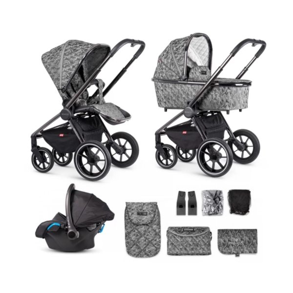 Venicci Tinum 3in1 Travel System- Camo Grey (NEW 2020)