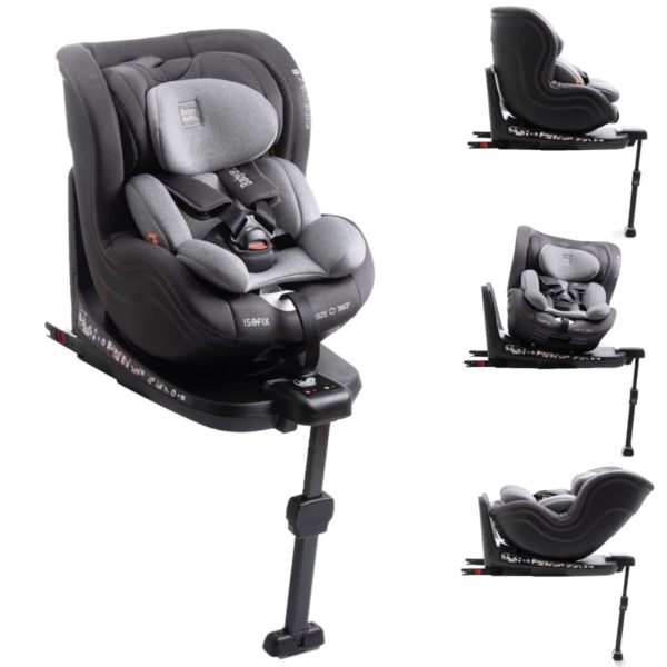 Babyauto Signa 360 Spin Group 0+1 I-SIZE Car Seat-Grey Melange
