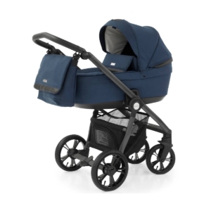 BabyStyle Prestige 3 2in1 Pram System Grey Frame/Black-French Na