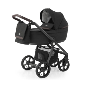 BabyStyle Prestige 3 2in1 Pram System Grey Frame/Brown-Liquorice