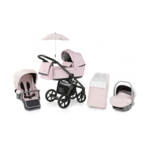 BabyStyle Prestige 3 3in1 Travel System Grey Frame/Black-Balleri