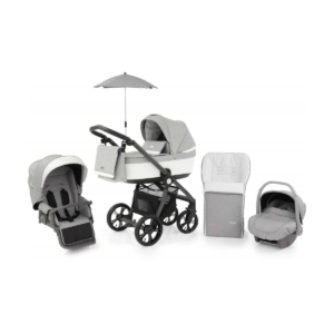 BabyStyle Prestige 3 3in1 Travel System Grey Frame/Black-Frost