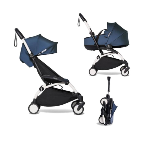 BABYZEN YOYO² White Frame with Bassinet Complete - Air France