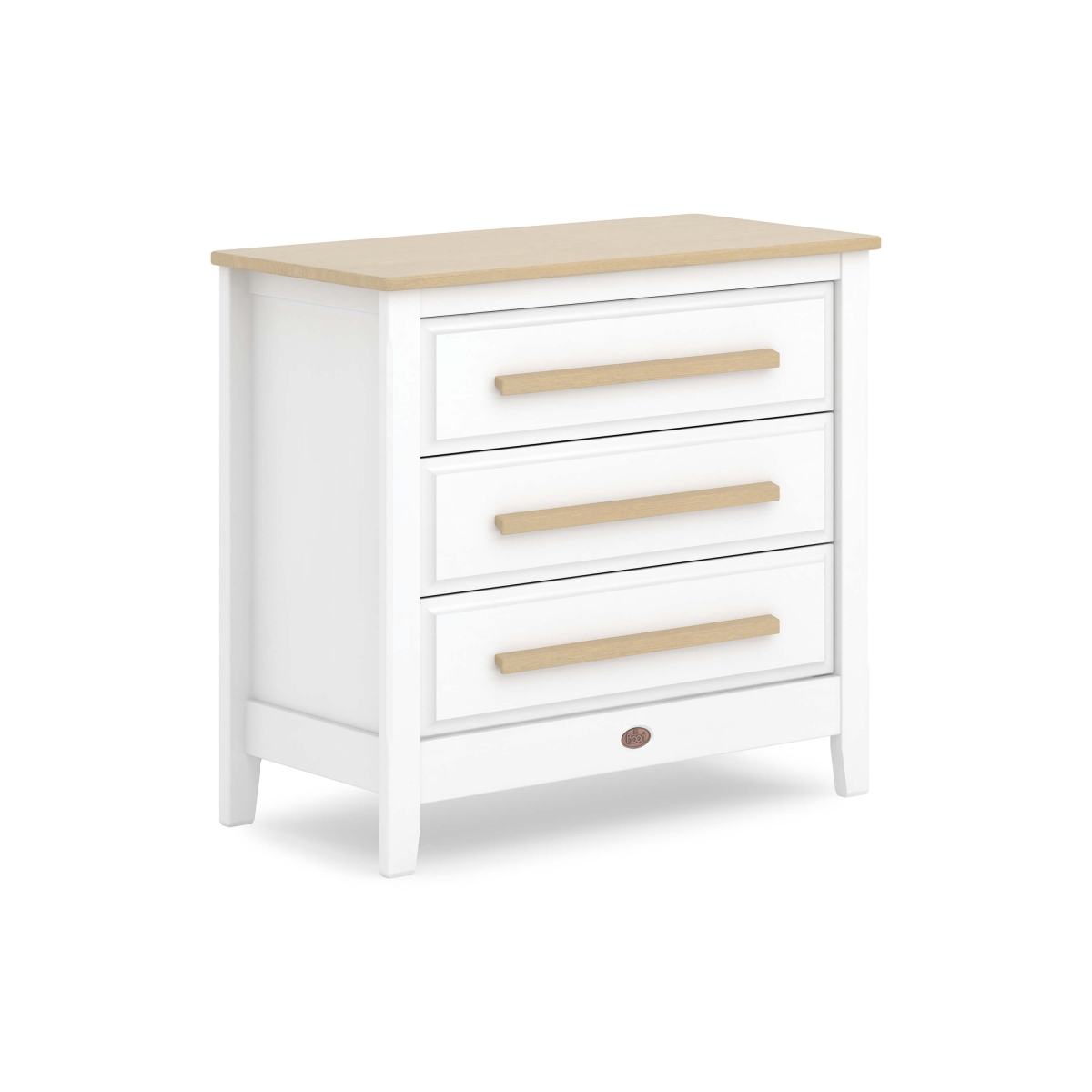 Boori Linear 3 Drawer Chest-White & Almond (2021)