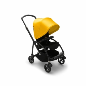 Bugaboo Bee 6 Black Pushchair- Black/Lemon Yellow
