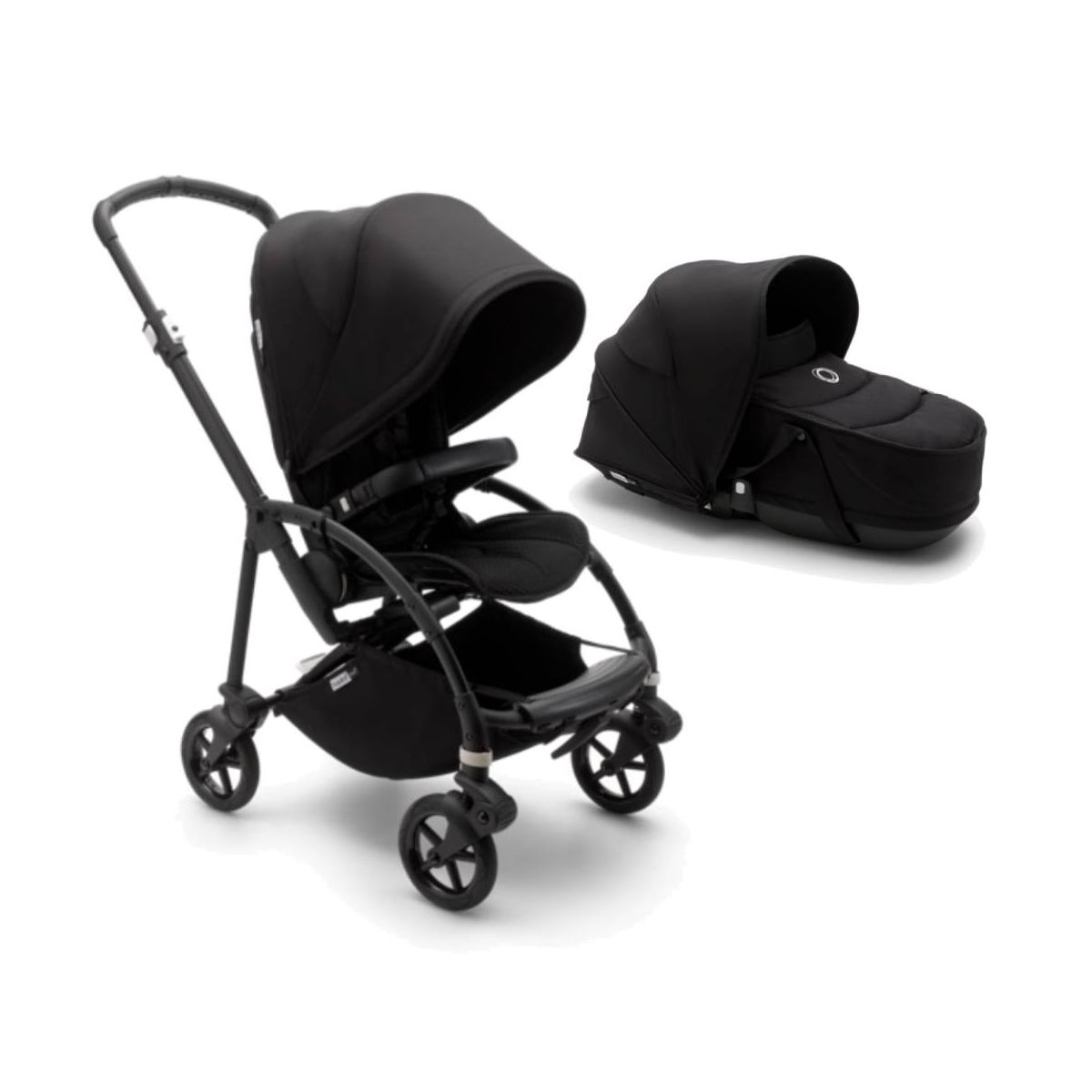 Bugaboo Bee 6 With Carrycot- Black/Black