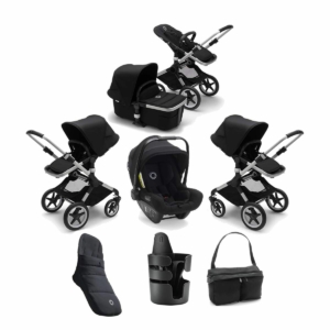 Bugaboo Fox2 7 Piece Bundle-Black/Aluminium