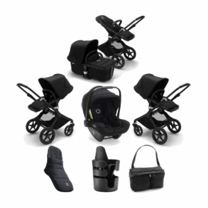Bugaboo Fox2 7 Piece Bundle-Black/Black
