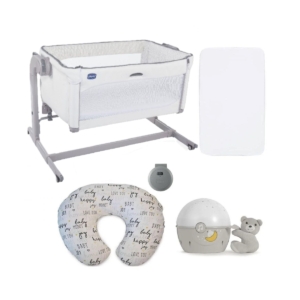 Chicco Next2Me Magic Side Sleeptime Bundle-White Snow (NEW)