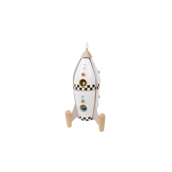 Classic World Wooden Rocket Ship (NEW)
