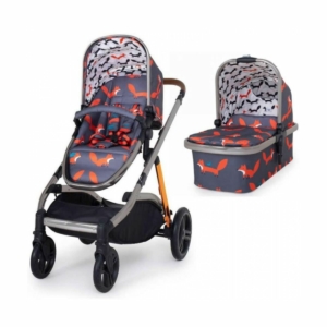 Cosatto Wow XL 3in1 Pram and Pushchair-Charcoal Mister Fox