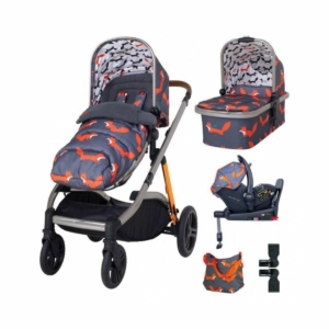 Cosatto Wow XL Everything Bundle-Charcoal Mister Fox