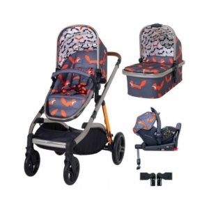 Cosatto Wow XL I-Size Bundle-Charcoal Mister Fox