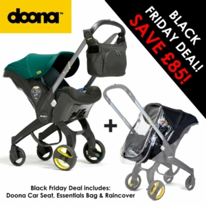 Doona Infant Car Seat Stroller-Racing Green + FREE Essentials Ba
