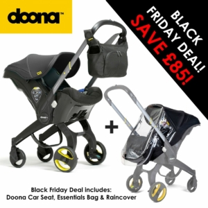 Doona Infant Car Seat Stroller-Urban Grey + FREE Essentials Bag