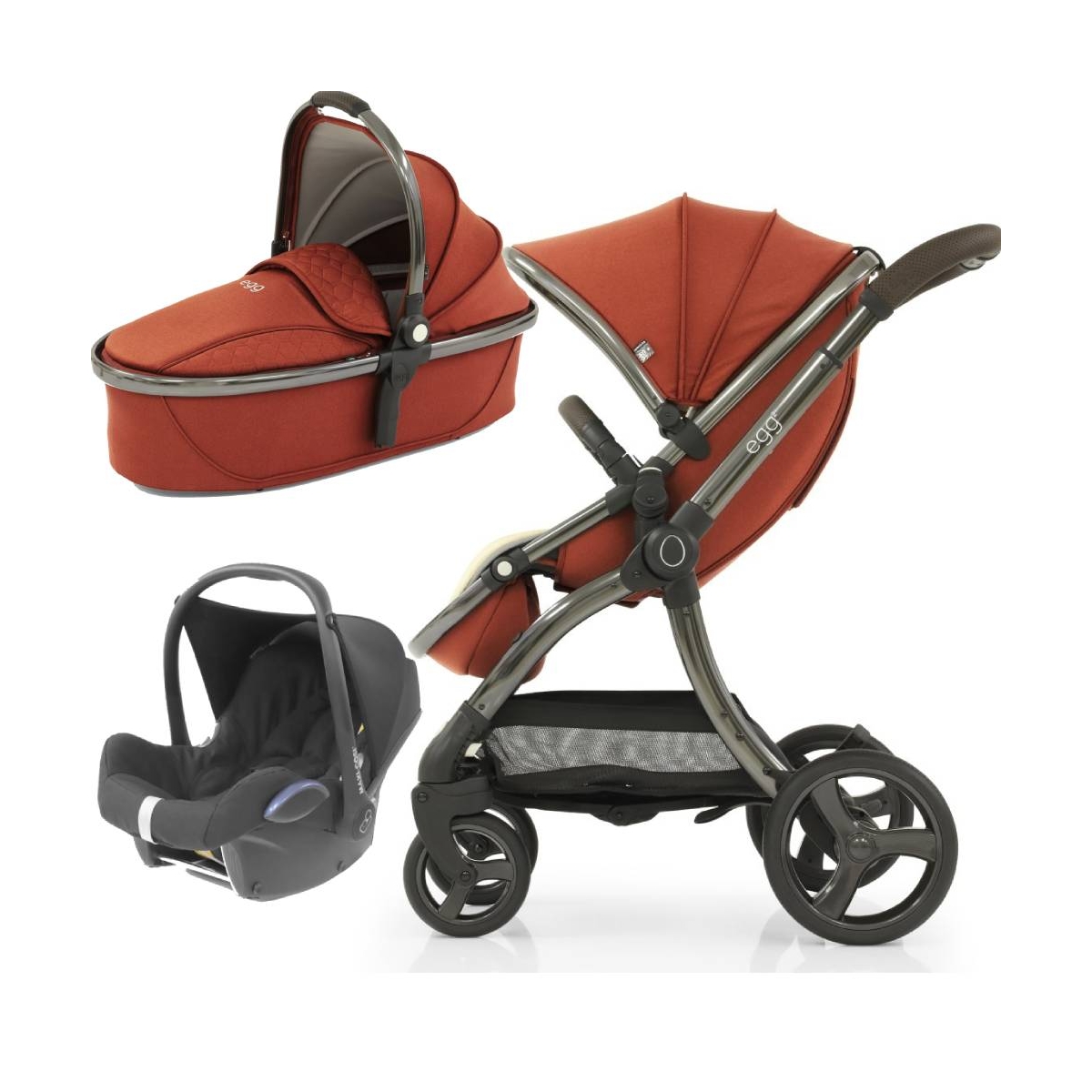 egg® 2 3in1 Cabriofix Travel System-Paprika (NEW)