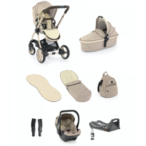 egg® 2 Luxury 3in1 Shell Travel System with ISOFIX Base-Feather