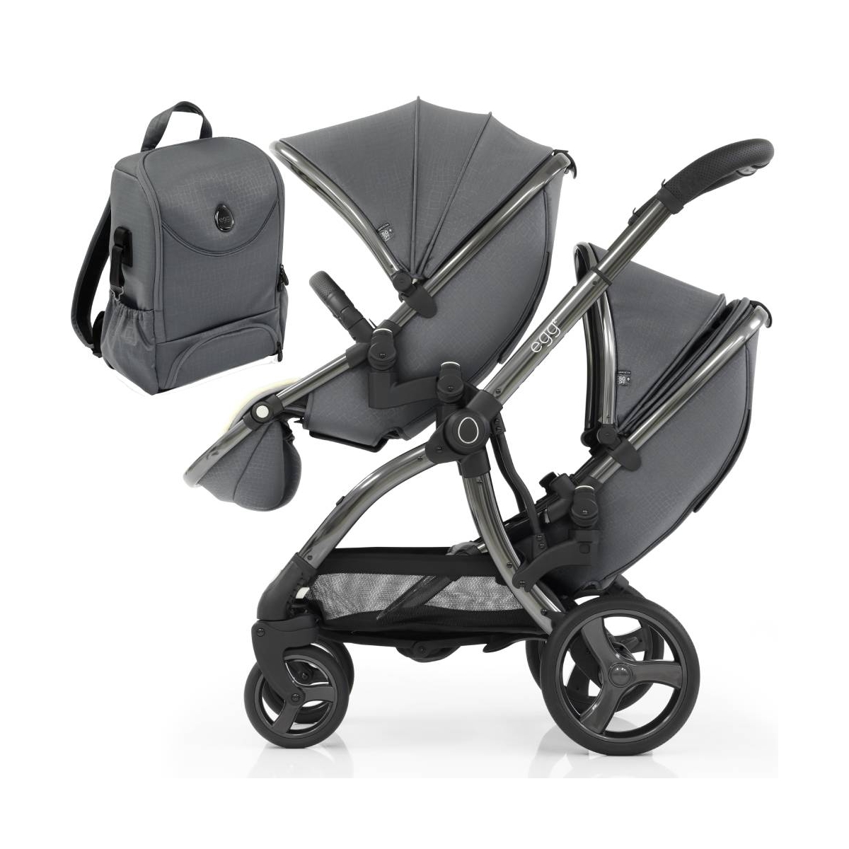 egg® 2 Special Edition Tandem Stroller-Jurassic Grey (NEW)