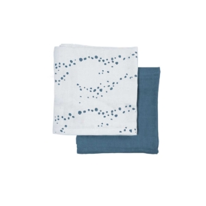 Fabelab Muslin Cloth - 2 pack -Ocean Spray