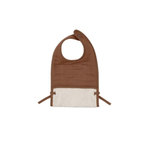 Fabelab Muslin Feeding Bib-Cinnamon (NEW)