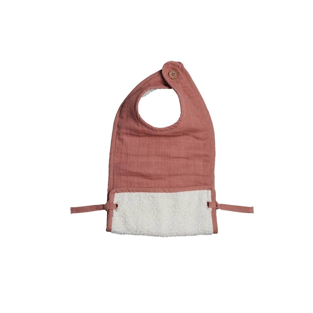 Fabelab Muslin Feeding Bib-Clay (NEW)