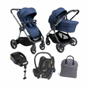 iCandy Lime Lifestyle & Maxi Cosi + Easyfix Bundle- Phantom/Navy