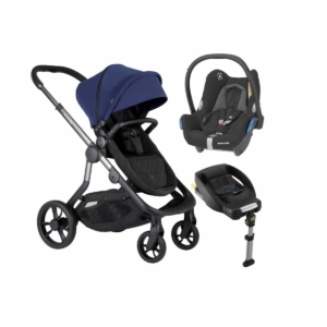 iCandy Orange & Maxi Cosi + EasyFix Base Bundle-Indigo