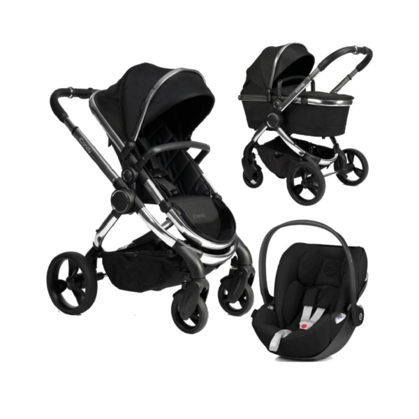 iCandy Peach & Cybex Bundle -Chrome/Black Twill
