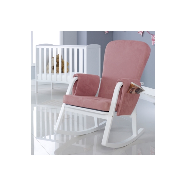 Ickle Bubba Dursley Rocker Chair- Blush Pink