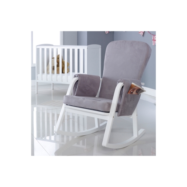Ickle Bubba Dursley Rocker Chair- Pearl Grey